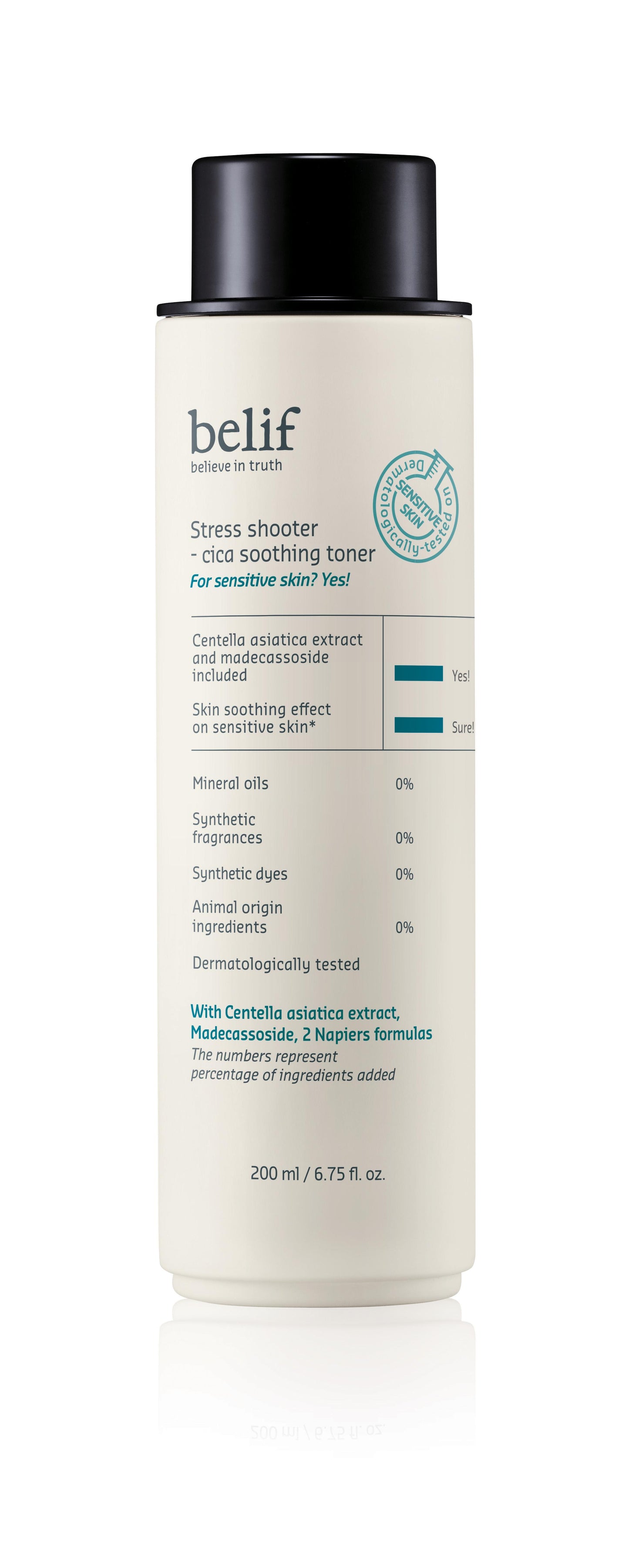 Stress shooter - cica soothing toner 200 ml - By Belif
