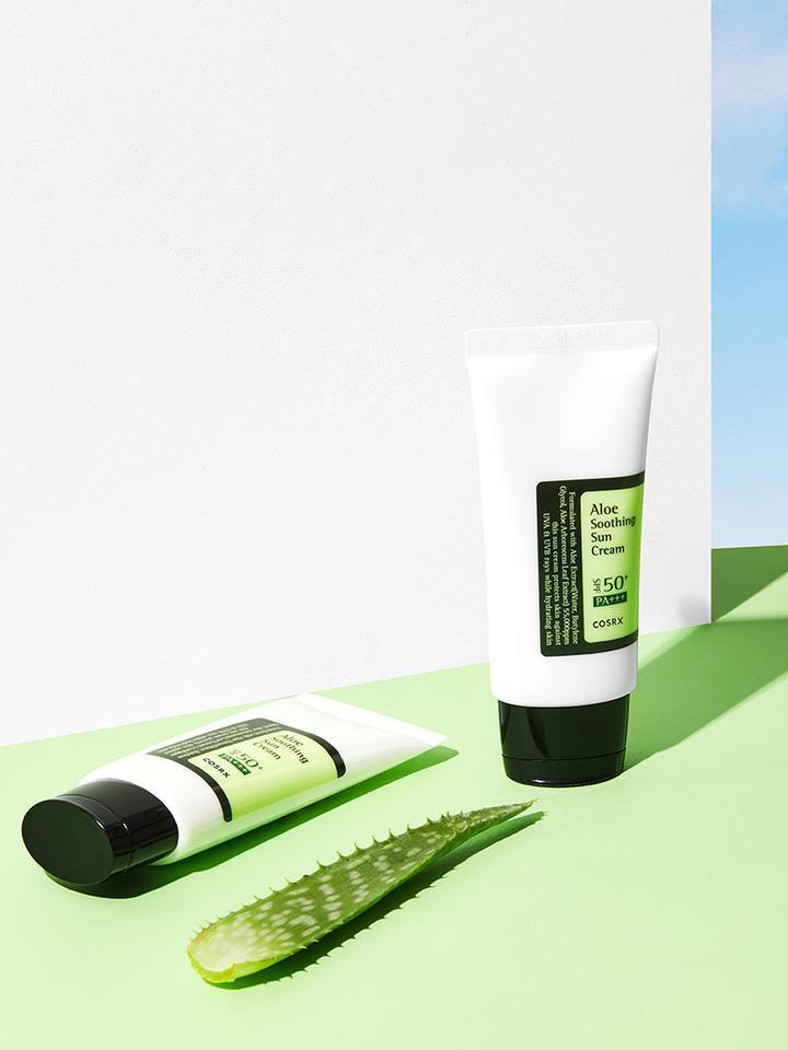 Aloe Soothing Sun Cream SPF50+ PA+++ 50ml - By Cosrx