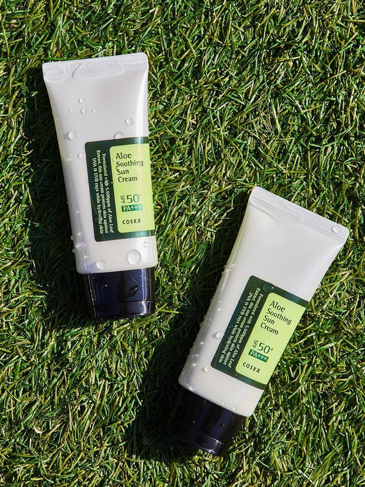 Aloe Soothing Sun Cream SPF50+ PA+++ 50ml - By Cosrx