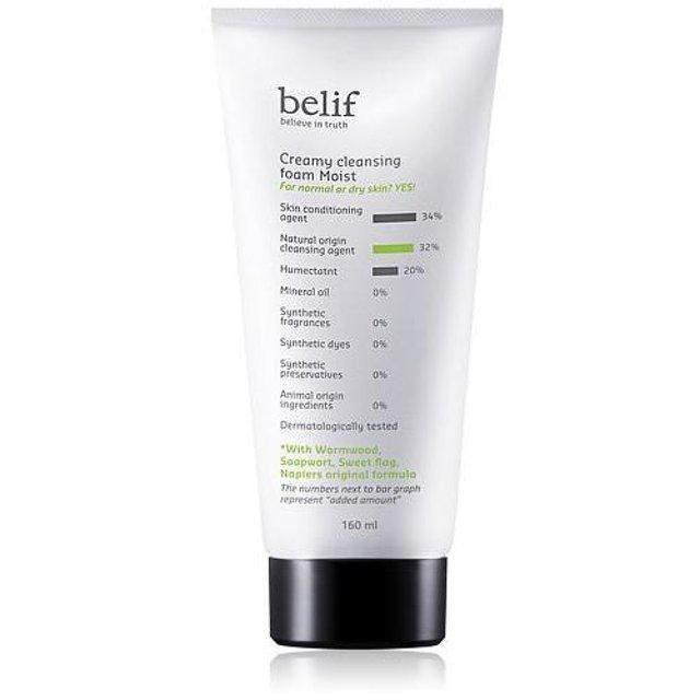 Creamy cleansing foam moist 160 ml - By Belif