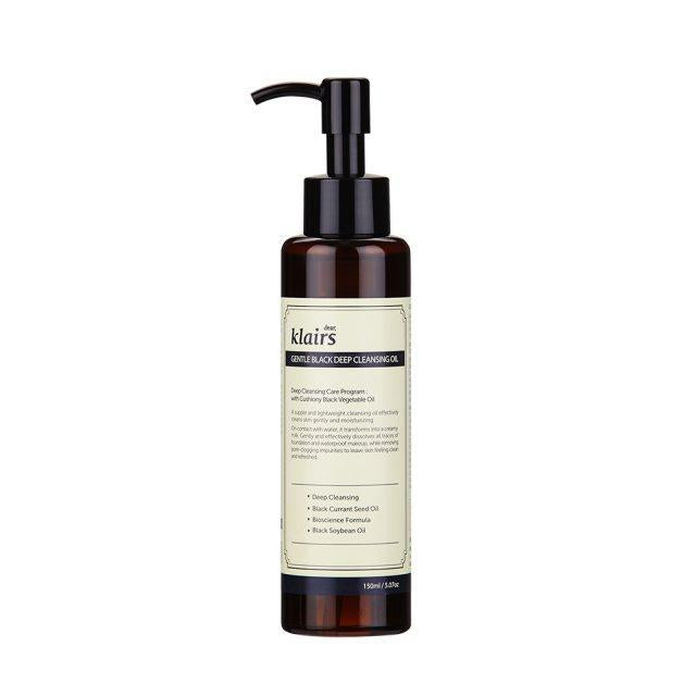 Gentle Black Deep Cleansing Oil 150ml - By Klairs