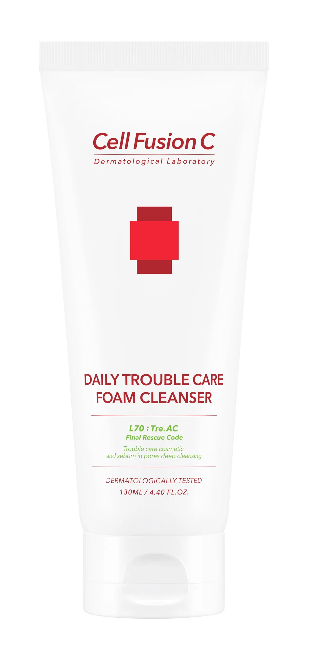TRE.AC Daily Trouble Care Foam Cleanser - 130ml - By CellFusionC