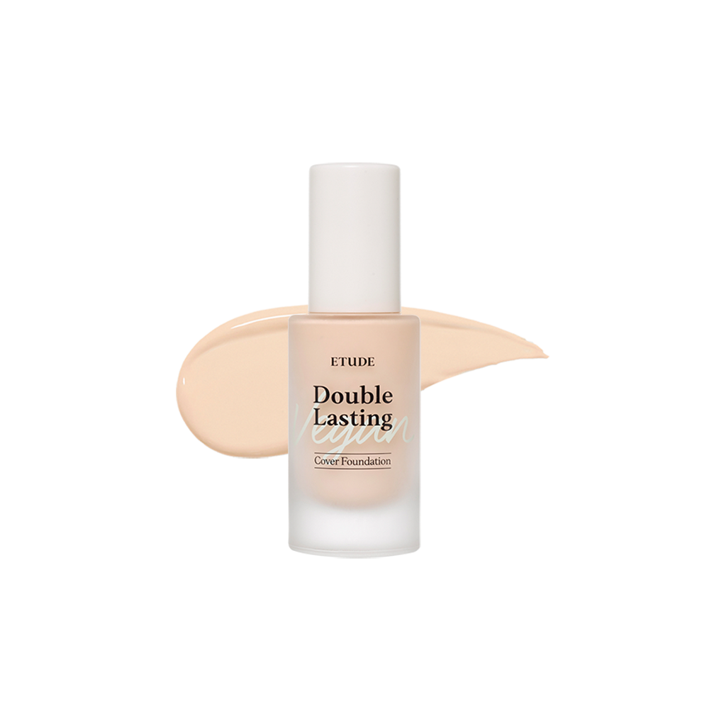 Double Lasting Vegan Cover Foundation 30g -No.17C1 Light Vanilla - By Etude House