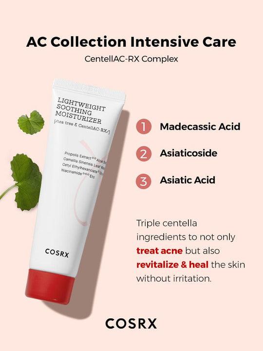 AC Collection Lightweight Soothing Moisturizer 80ml - By Cosrx