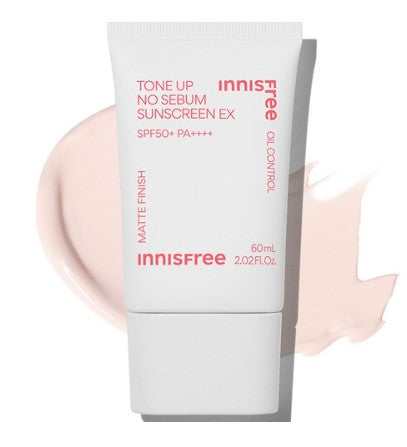 Tone Up No Sebum Sunscreen SPF50+ PA++++ 60ml - By Innisfree
