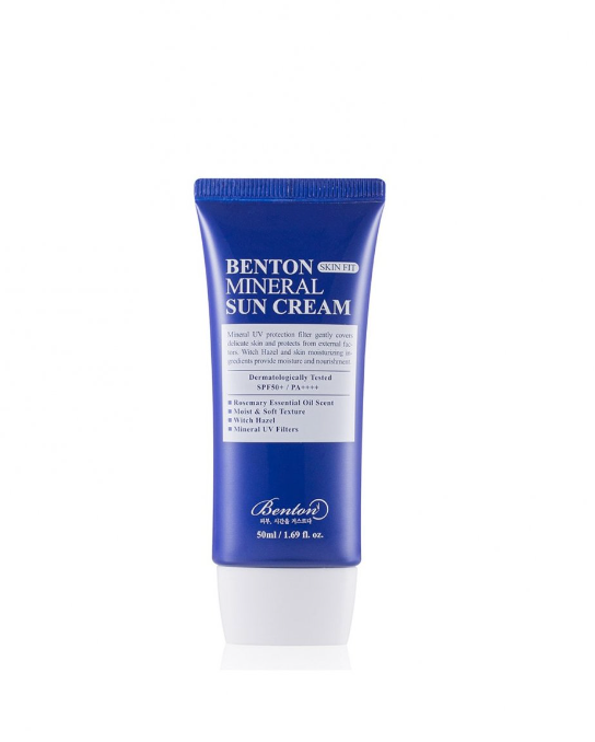 Skin Fit Mineral Sun Cream SPF50+/PA++++ 50ml - By Benton