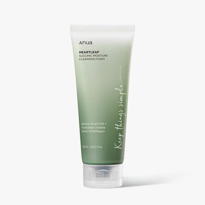 HEARTLEAF SUCCINIC MOISTURE CLEANSING FOAM 150ml - By Anua
