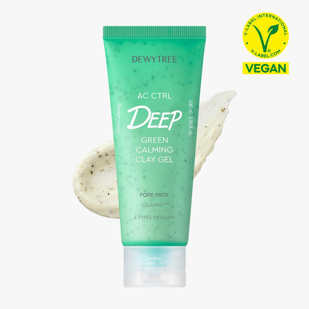AC CTRL DEEP GREEN CALMING CLAY GEL PORE PACK 100ml - By Dewytree