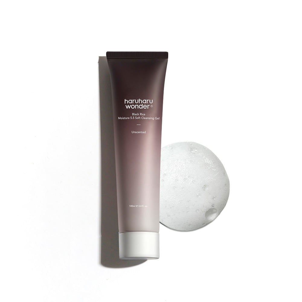 Black Rice Moisture 5.5 Soft Cleansing Gel 100ml - By Haruharuwonder