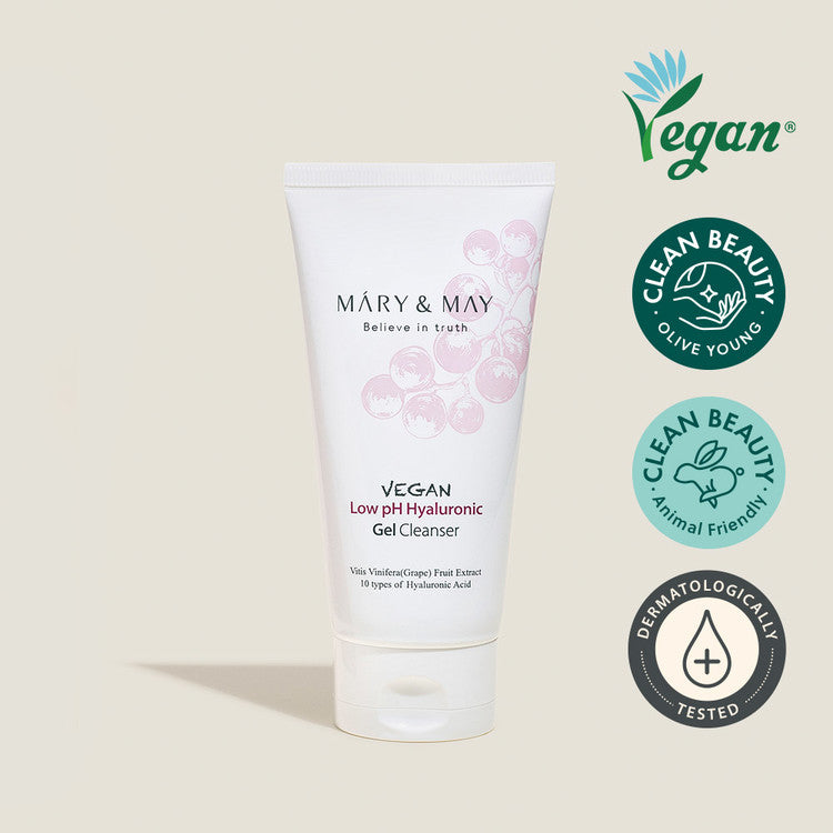 Vegan Low pH Hyaluronic Gel Cleanser 150ml - By Mary & May