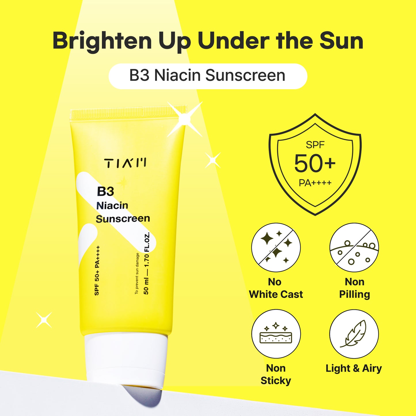 B3 Niacin Sunscreen 50ml - By TIA'M