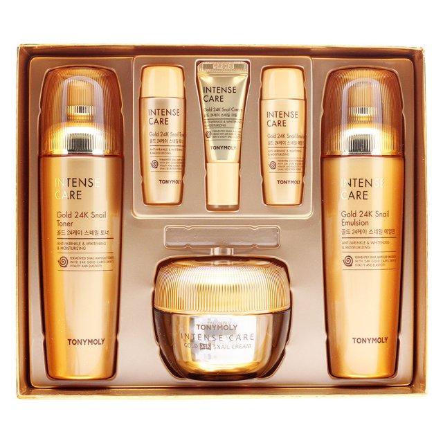 Intense Care Gold 24K Snail Skincare Set of 3 - By TonyMoly