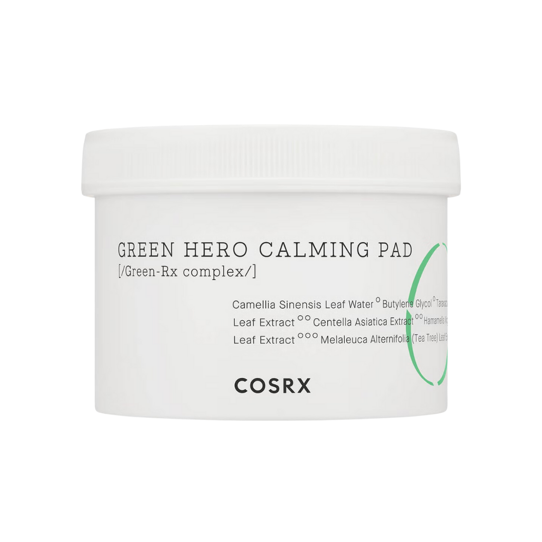 One Step Green Hero Calming Pad 70pcs - By Cosrx