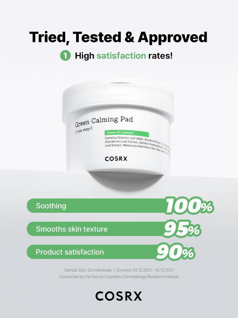 One Step Green Hero Calming Pad 70pcs - By Cosrx