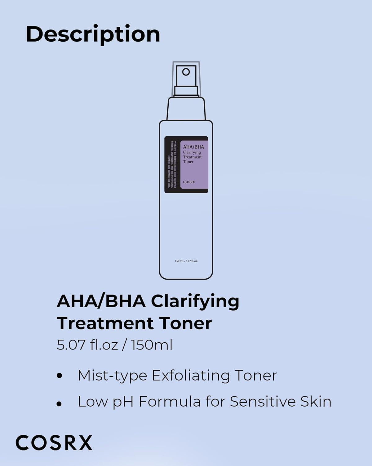 AHA/BHA Clarifying Treatment Toner 150ml - By Cosrx