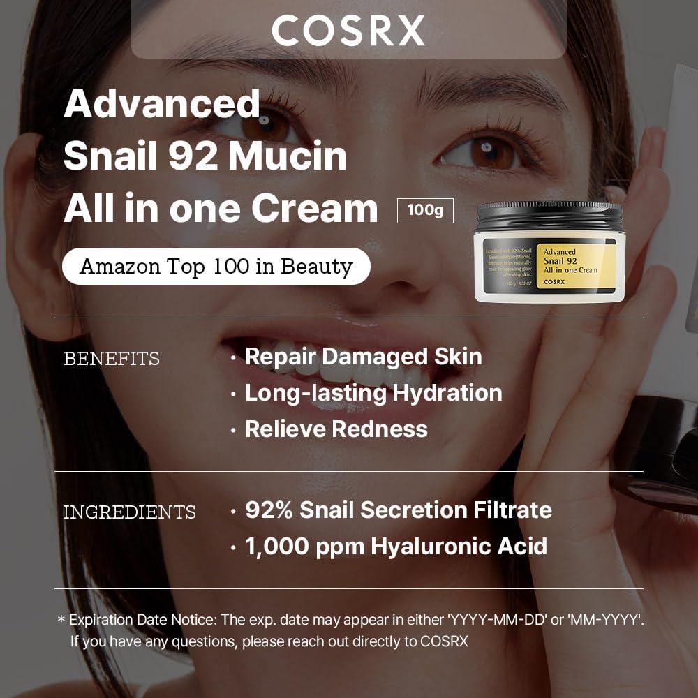 Advanced Snail 92 All in one Cream 100ml - By Cosrx