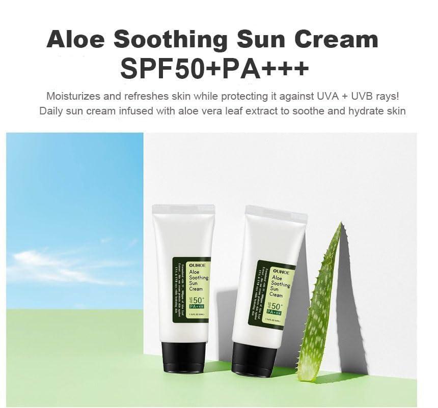 Aloe Soothing Sun Cream SPF50+ PA+++ 50ml - By Cosrx