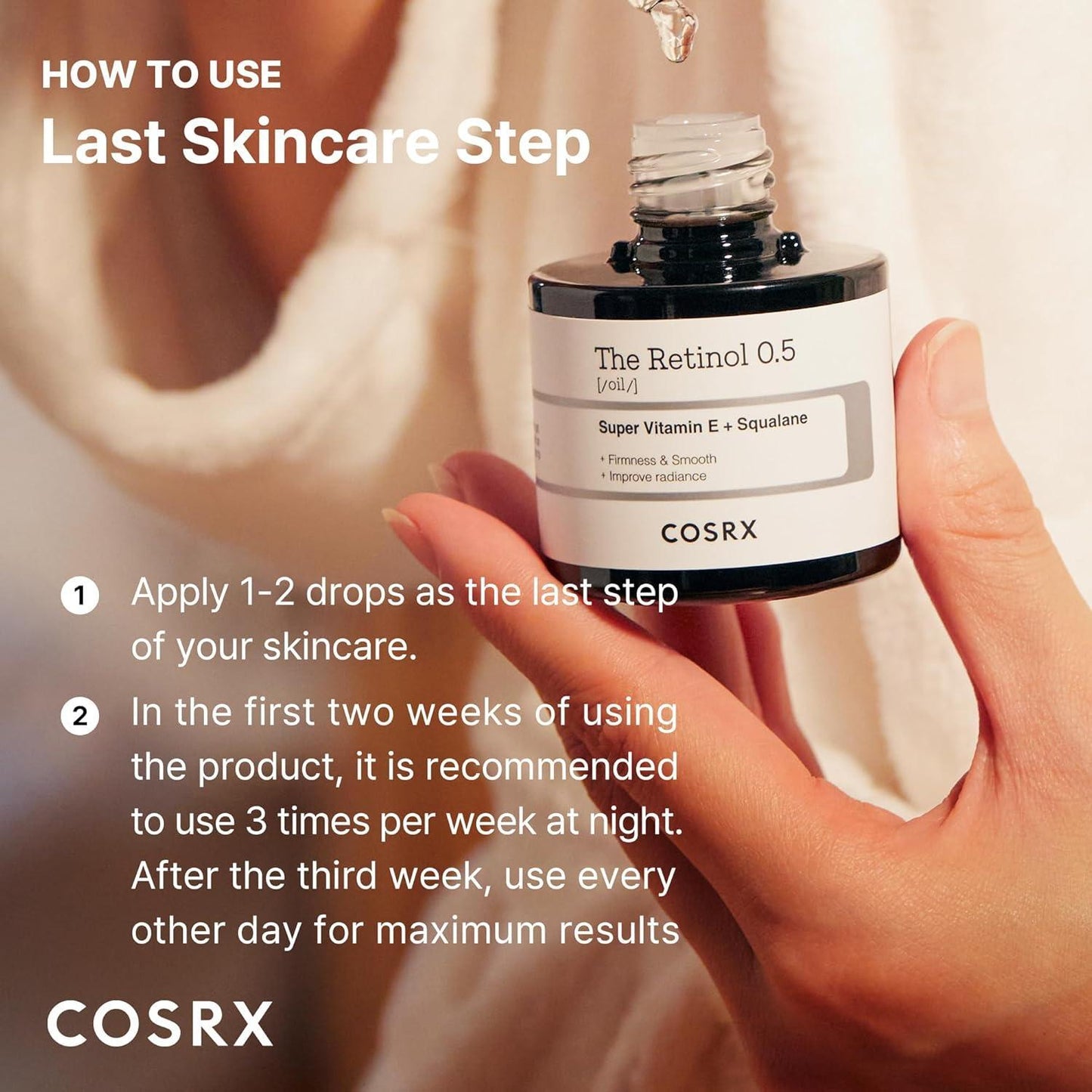 The Retinol 0.5 Oil 20ml - By Cosrx