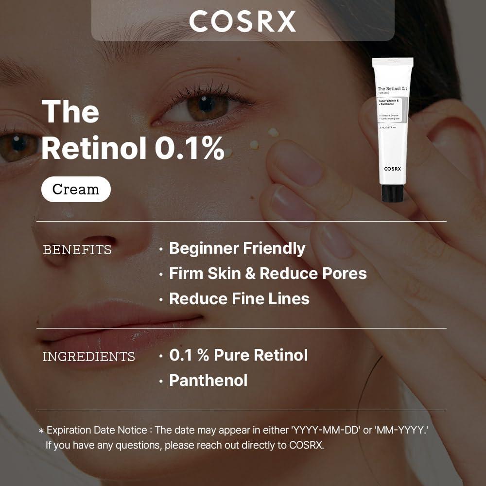 The Retinol 0.1 Cream 20ml - By Cosrx