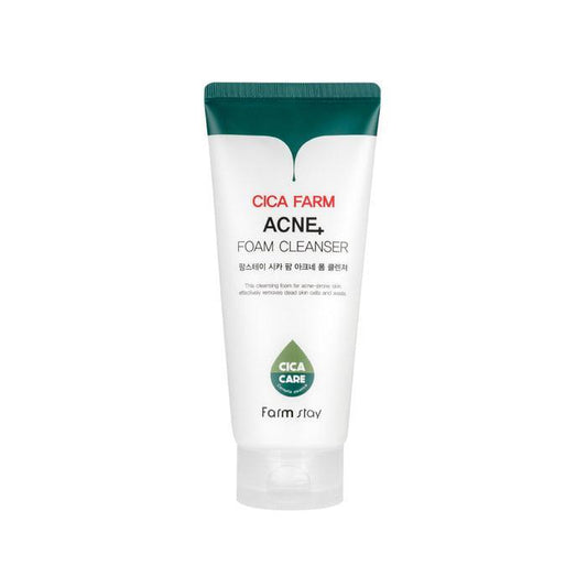 Cica Farm Acne Foam Cleanser 180ml - By Farmstay