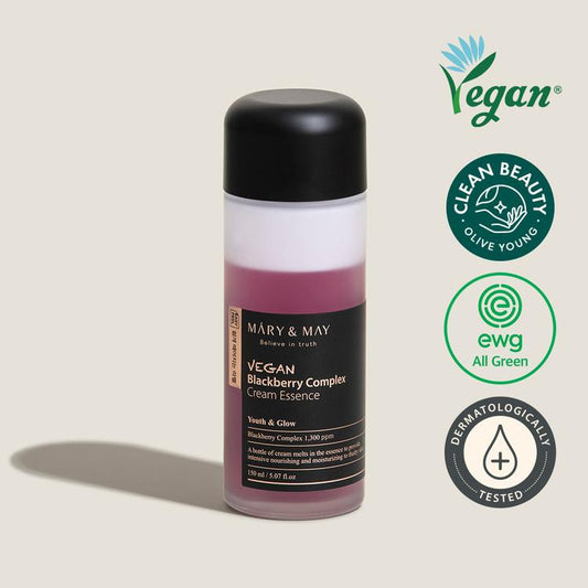 Vegan Blackberry Complex Cream Essence -140ml - By Mary & May