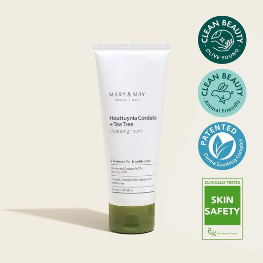 Houttuynia Cordata + Tea Tree Cleansing Foam - 150ml - By Mary & May