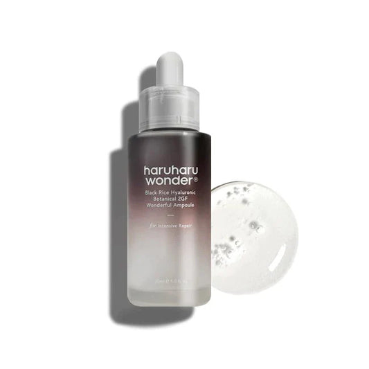 Black Rice Hyaluronic Botanical 2GF Wonderful Ampuole 30ml - By Haruharuwonder
