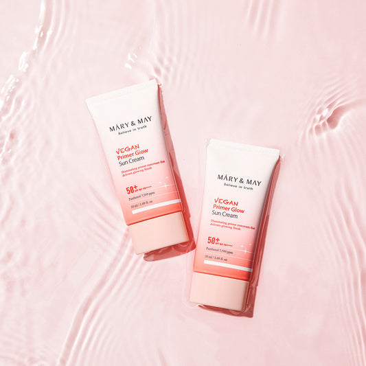 Vegan Primer Glow Sun Cream SPF50+ PA++++ 50ml - By Mary & May