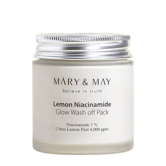 Lemon Niacinamide Glow Wash Off Pack 125g - By Mary & May