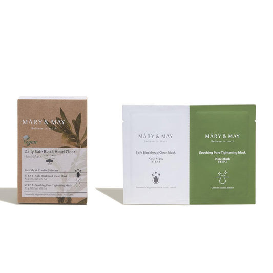 Daily Safe Black Head Clear Nose Mask X10pcs - By Mary & May