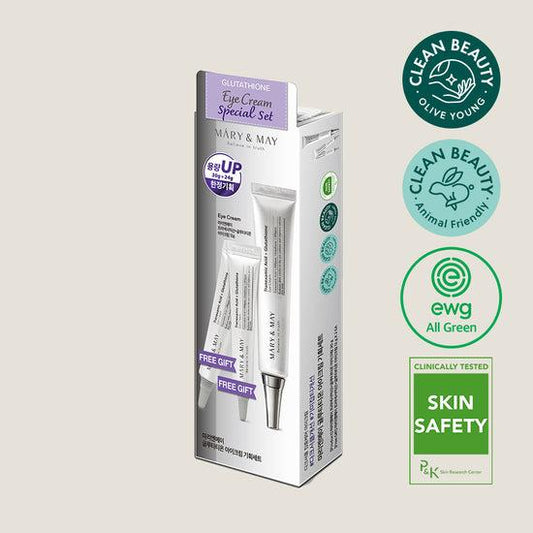 Glutathione Eye Cream Special Set (30g+12g x2) - By Mary & May