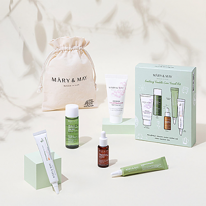 Soothing Trouble Care Travel Kit (5pcs) - By Mary & May