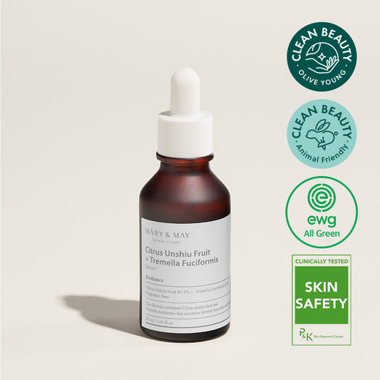 Citrus Unshiu+Tremella Fuciformis Serum 30ml - By Mary & May