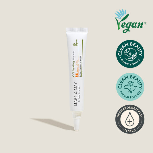 CICA Soothing Sun Cream SPF50+ PA++++ - 12g [Miniature] - By MARY&MAY