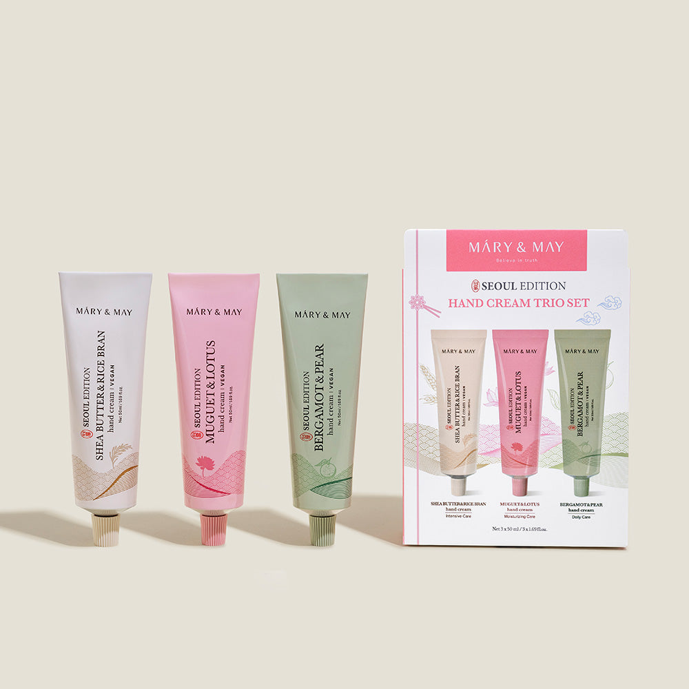 Seoul Edition Hand Cream Trio Set (50ml x3) - By Mary&May