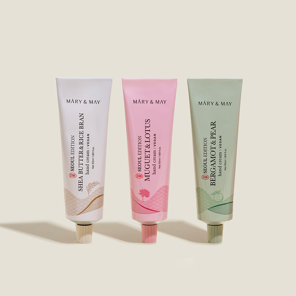 Seoul Edition Hand Cream Trio Set (50ml x3) - By Mary&May